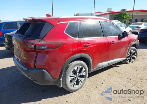 2021 Nissan Rogue Sv Fwd из США, поврежденный, VIN JN8AT3BA5MW013188